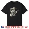 Golden Retriever Playing Guitar Rock Music Dog Mom Dad Shirt