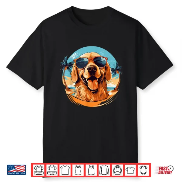 Golden Retriever Shirt For Kid Boys Girls Funny Dog Lover Shirt