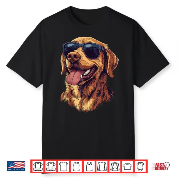 Golden Retriever Sunglasses Shirt