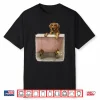 Golden Retriever In Tub Martini Dog Lover Shirt