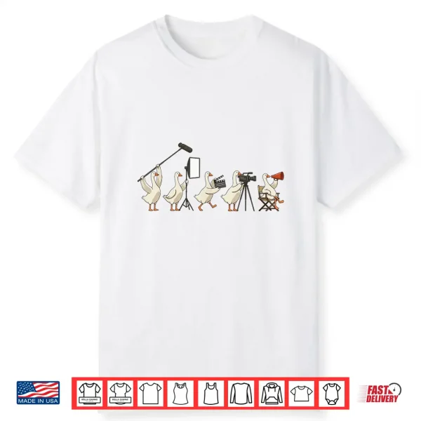 Goose Movie Crew Filmmaking Director Camera Shirt