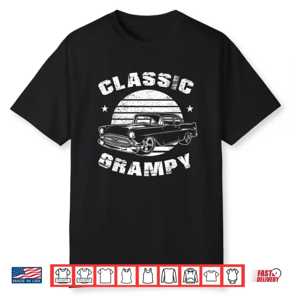 Grampy Vintage Retro Classic Funny Car Lover Enthusiast Shirt