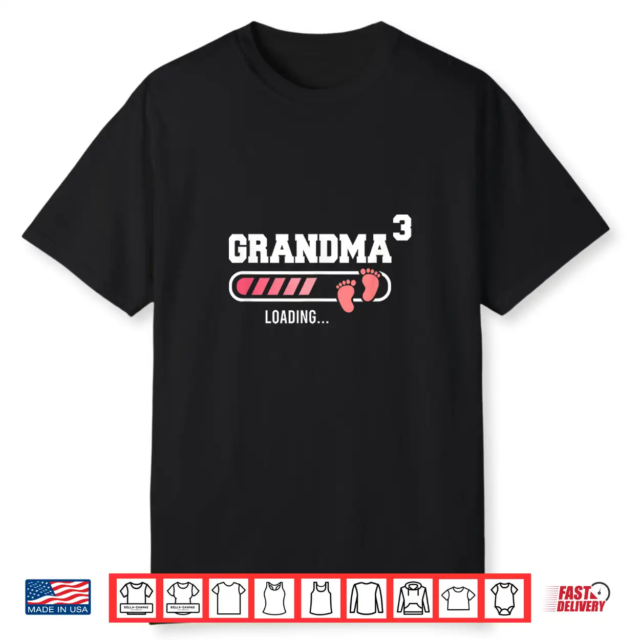 Grandma 3 Third Time Grandma Funny Grandma Of Three Shirt Grandma 3 Third Time Grandma Funny Grandma Of Three Shirt