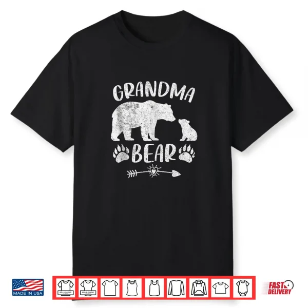 Grandma Bear Matching Family Bear Grandma Mother’S Day Shirt