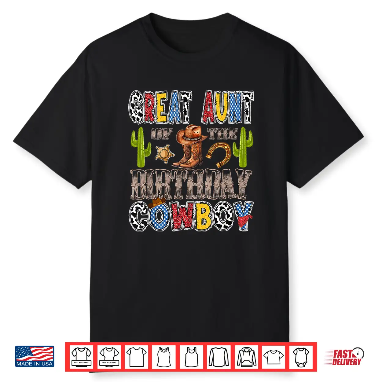 Great Aunt Of The Birthday Cowboy Western Birthday Boy Shirt Great Aunt Of The Birthday Cowboy Western Birthday Boy Shirt