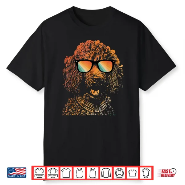 Groovy Poodle Dog Owner Pet Breeder Canine Puppy Lover Shirt