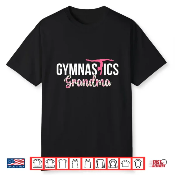 Gymnastics Grandma Of A Gymnast Grandmother Shirt