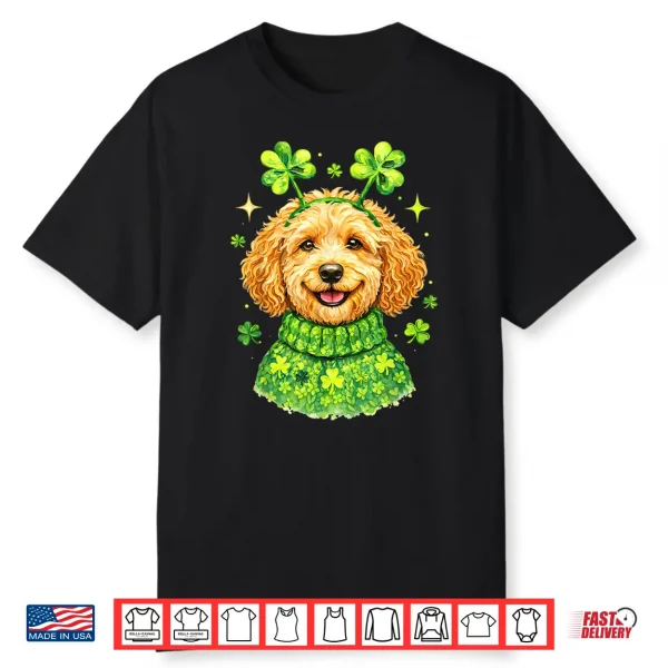 Happy Saint Patrick’S Day Poodle Dog Puppy Lover Boys Girl Shirt