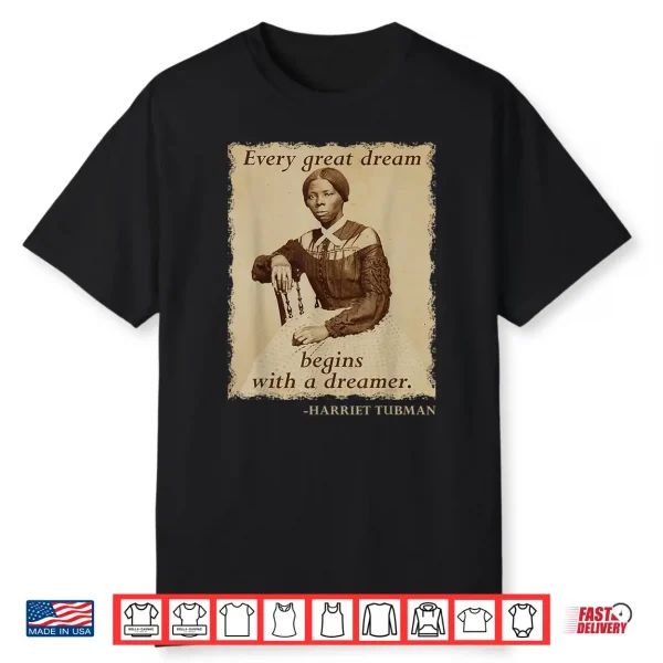 Harriet Tubman Slavery Juneteenth 1865 Black History Month Shirt