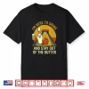 Here To Drink Stay Out Gutter Funny Ten Pin Bowling Shirt