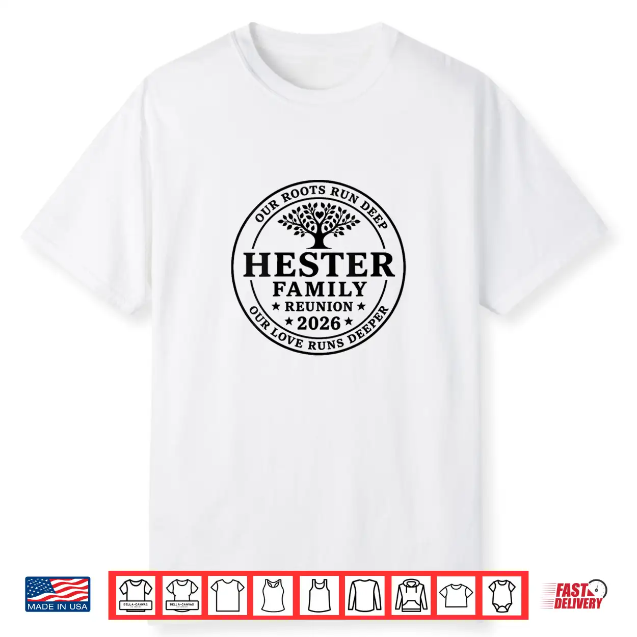 Hester Family Reunion 2026 Shirt Hester Family Reunion 2026 Shirt