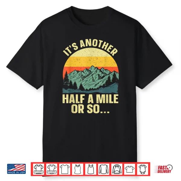 Hiking Art For Men Women Camping Backpacking Mountain Hiker Shirt