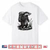 Hiking Badger Backpacking Animals Funny Cottagecore Shirt