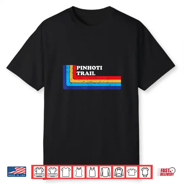 Hiking The Pinhoti Trail Backpacking Rainbow Shirt