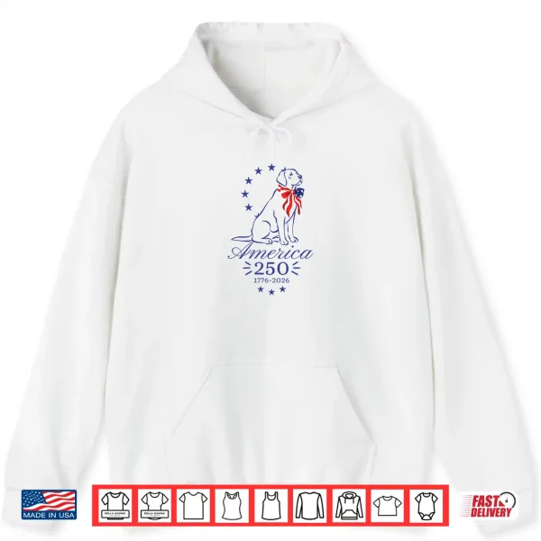 Hoodie 250th Anniversary Labrador Retriever America 250 Shirt