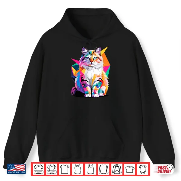 Hoodie Abstract Art Ragdoll Cat Ragdolls Puppy Cats Shirt