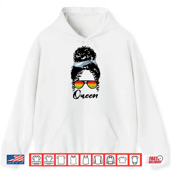 Hoodie African Pride Black Women Queen Black History Month Shirt