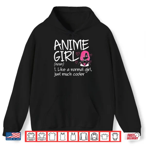 Hoodie Anime Girl Definition Anime Lovers Merch Shirt
