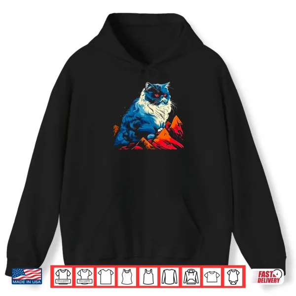 Hoodie Art Spirit Persian Cat Shirt