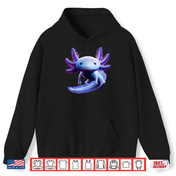 Hoodie Axolotl Anime Cute Axolotl Shirt