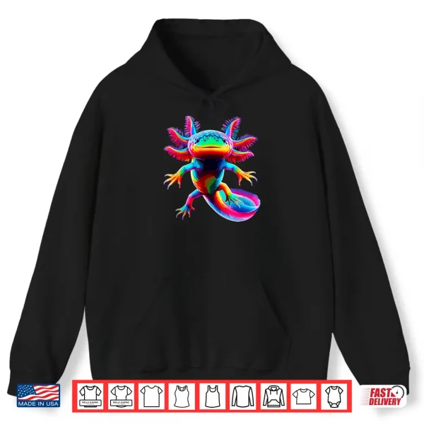 Hoodie Axolotl Beautiful Pop Art Axolotl Shirt