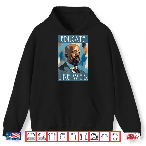 Hoodie Black History Month Afro American African Leader Juneteenth Shirt