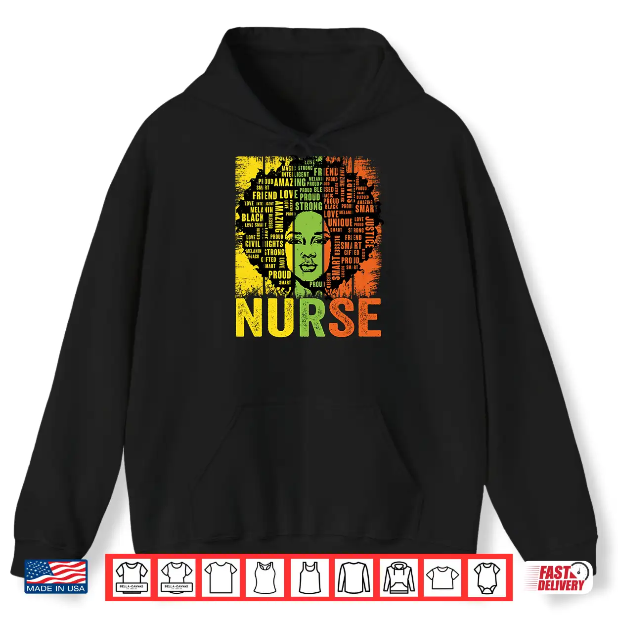 Black Woman Nurse Afro Melanin Vintage Black History Month Shirt Black Woman Nurse Afro Melanin Vintage Black History Month Shirt