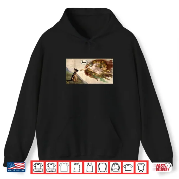 Hoodie Boop The Snoot of a German Shepherd Funny Dog Meme Shirt