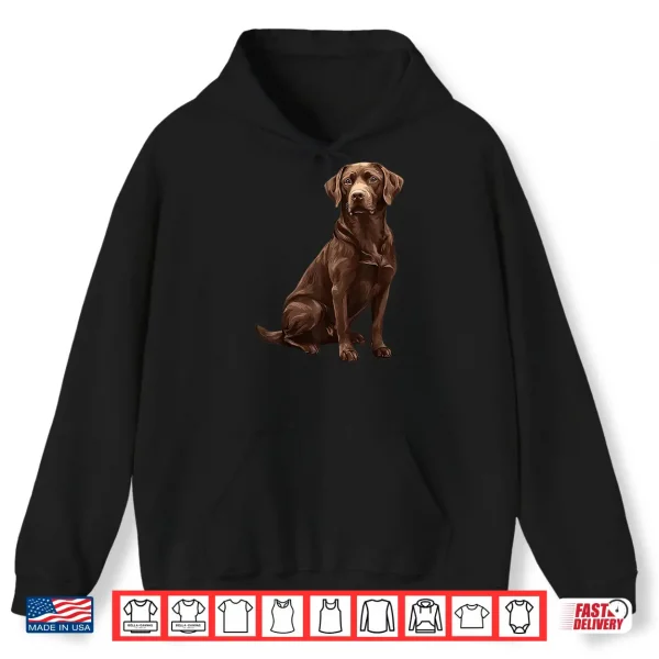 Hoodie Brown Labrador Shirt