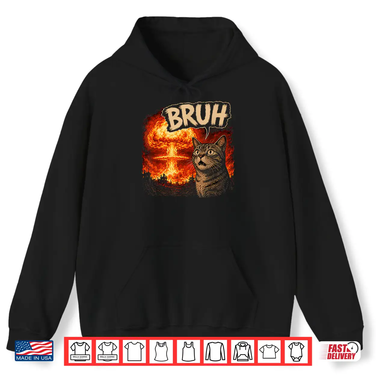 Bruh Cat Meme Funny Kids Meme Slang Trendy Viral Joke Shirt Bruh Cat Meme Funny Kids Meme Slang Trendy Viral Joke Shirt