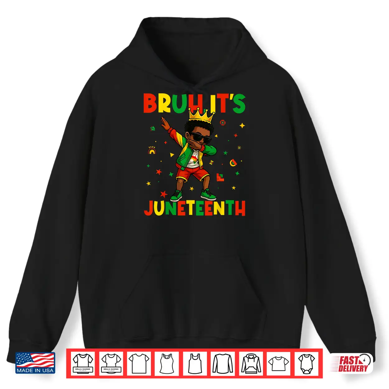 Bruh It’S Juneteenth Dabbing Boys Celebrating Black Freedom Shirt Bruh It’S Juneteenth Dabbing Boys Celebrating Black Freedom Shirt