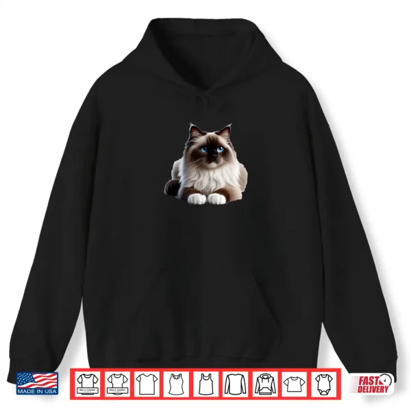 Hoodie Cat Breed Series. Ragdoll. Shirt