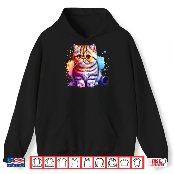Hoodie Cat Exotic Shorthair Shirt