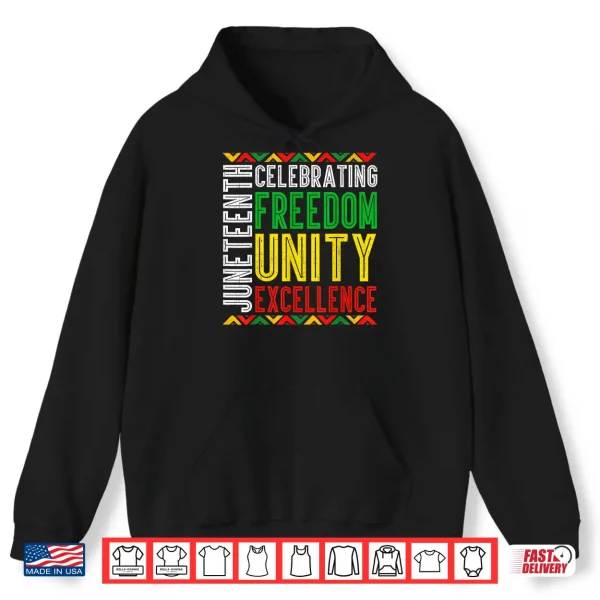 Celebrating Juneteenth African Freedom 1865 Men Women Kids Shirt 1 Hoodie Celebrating Juneteenth African Freedom 1865 Men Women Kids Shirt