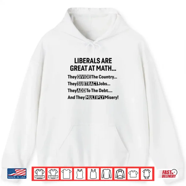 Hoodie Civic Numeracy Political Statement Shirt