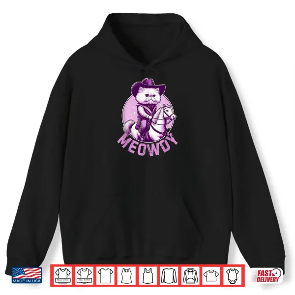 Hoodie Cowboy Persian Cat Persian Cats Persian Cat Meowdy Shirt