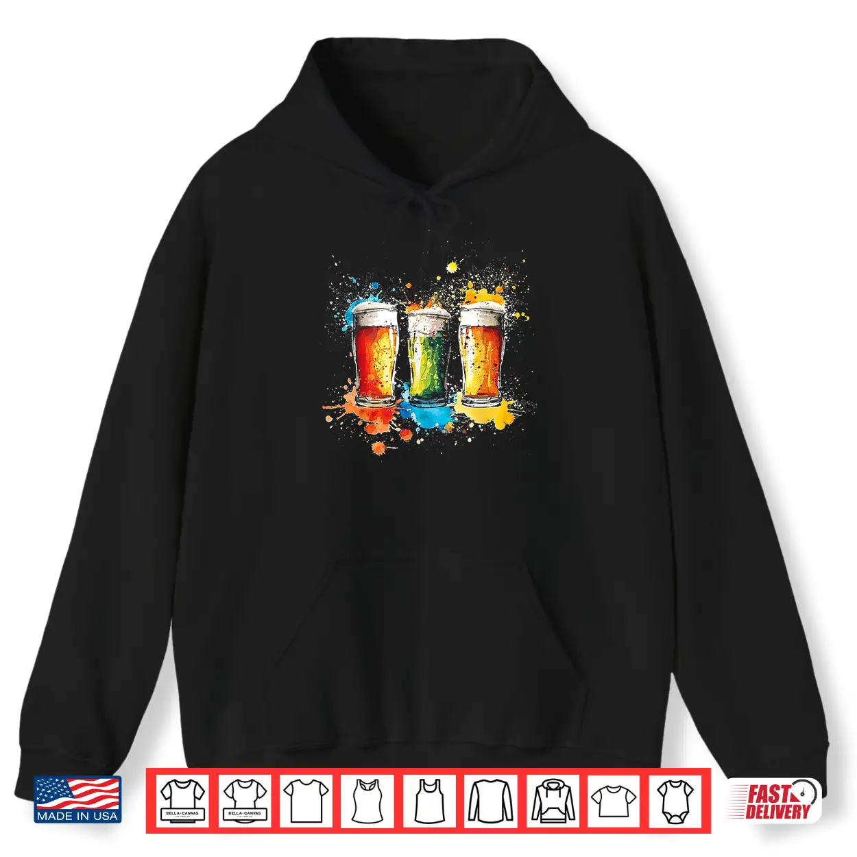 Craft Beer Watercolor Shirt Craft Beer Watercolor Shirt
