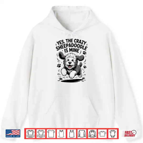 Hoodie Cute Cross Mix Breed Dog Funny Pet Owner Cute Sheepadoodle Shirt