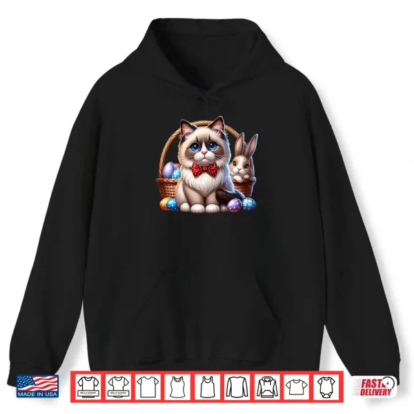 Hoodie Cute Ragdoll Cat Easter Ragdoll Cat Happy Easter Shirt