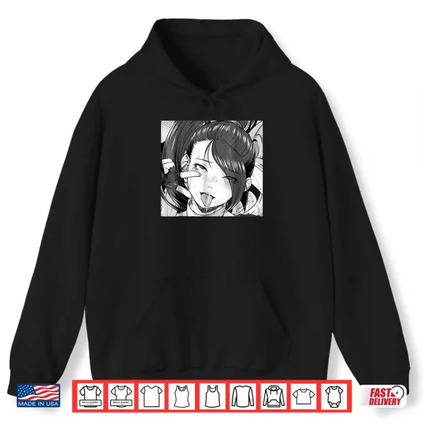 Hoodie Ecchi Otaku Hentai Waifu Ahegao Girl Manga Anime Shirt 2