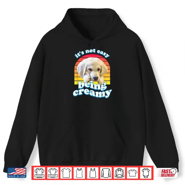 Hoodie English Cream Golden Retriever Funny ECGR Puppy Vintage 80s Shirt
