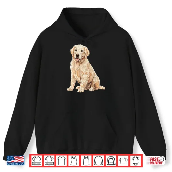 Hoodie English Cream Golden Retriever Lab Gifts Shirt