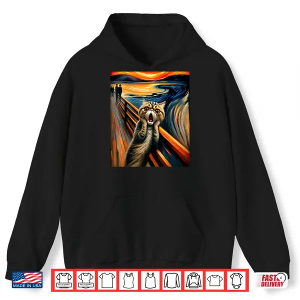 Hoodie Expressionist Artsy Artistic Exotic Shorthair Cat Shirt