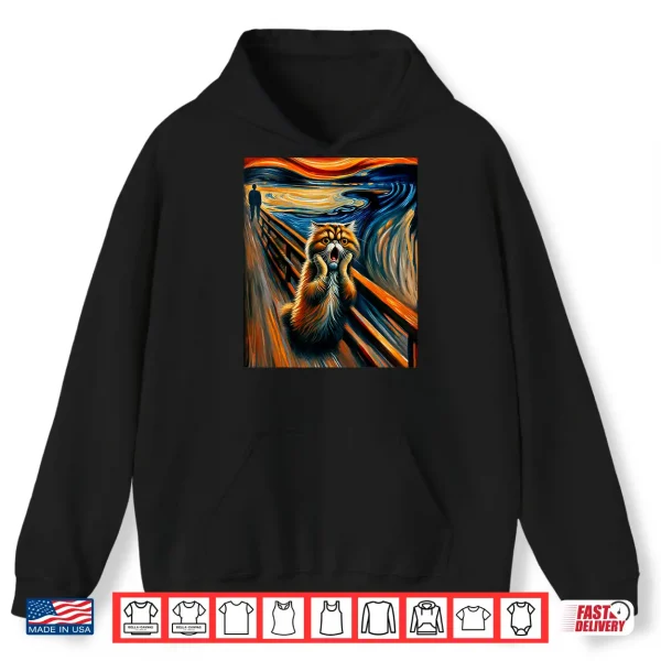 Hoodie Expressionist Artsy Persian Cat Artistic Persian Cat Shirt