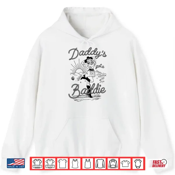 Hoodie Family Has A Baddie Cowgirl Vintage Shirt