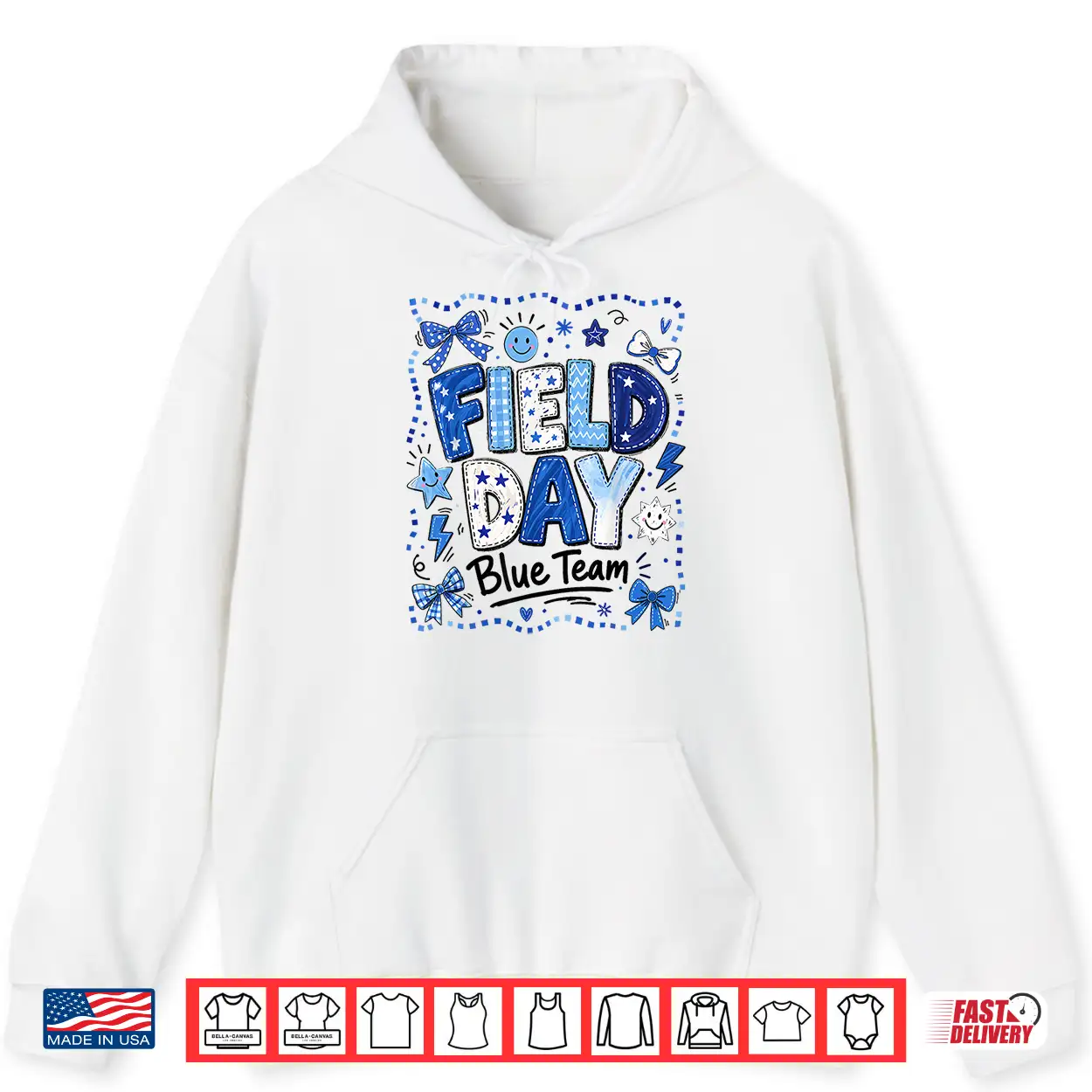 Field Day Blue Team Funny For Kids Teacher Field Day Games Shirt Field Day Blue Team Funny For Kids Teacher Field Day Games Shirt