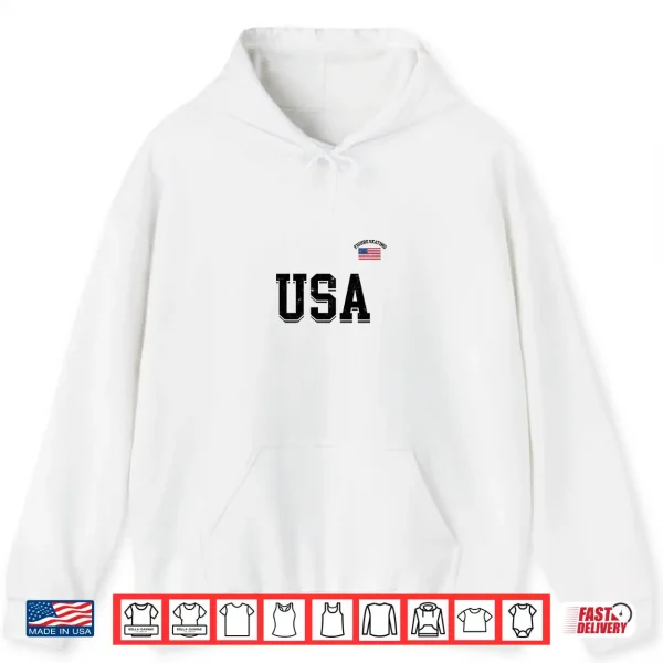 Hoodie Figure Skating USA figure skater Shirt