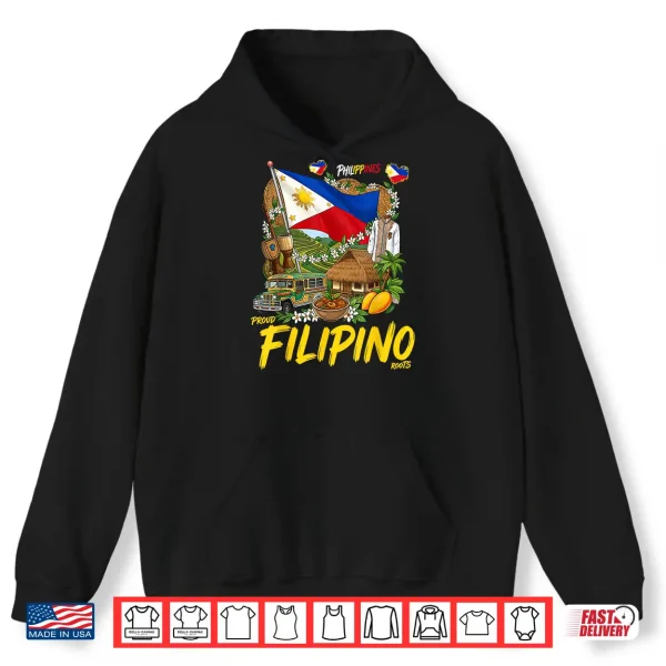 Hoodie Filipino Roots Idea for Women Filipiniana Philippines Themed Shirt