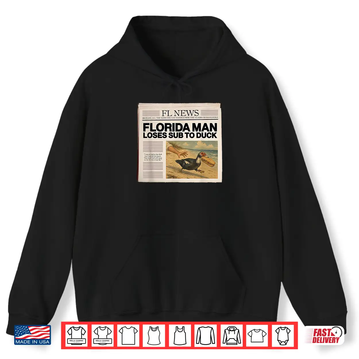 Florida Man Loses Sub To Duck Shirt Florida Man Loses Sub To Duck Shirt