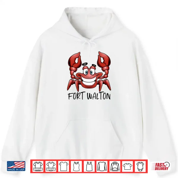 Fort Walton Florida Beach Family Vacation Group Trip Crab Performance Shirt 1 Hoodie Fort Walton Florida Beach Family Vacation Group Trip Crab Performance Shirt